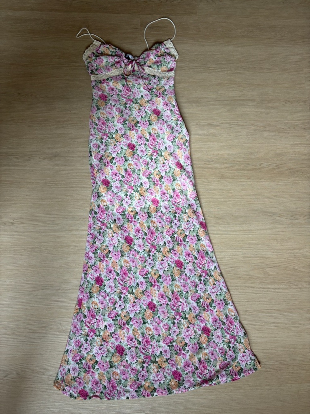 Princess Polly Pink Floral Maxi Dress